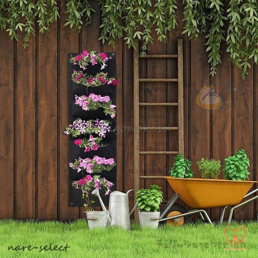 ガーデニング プランター 縦型 壁掛け 植木鉢 7ポケット : EUREKA
