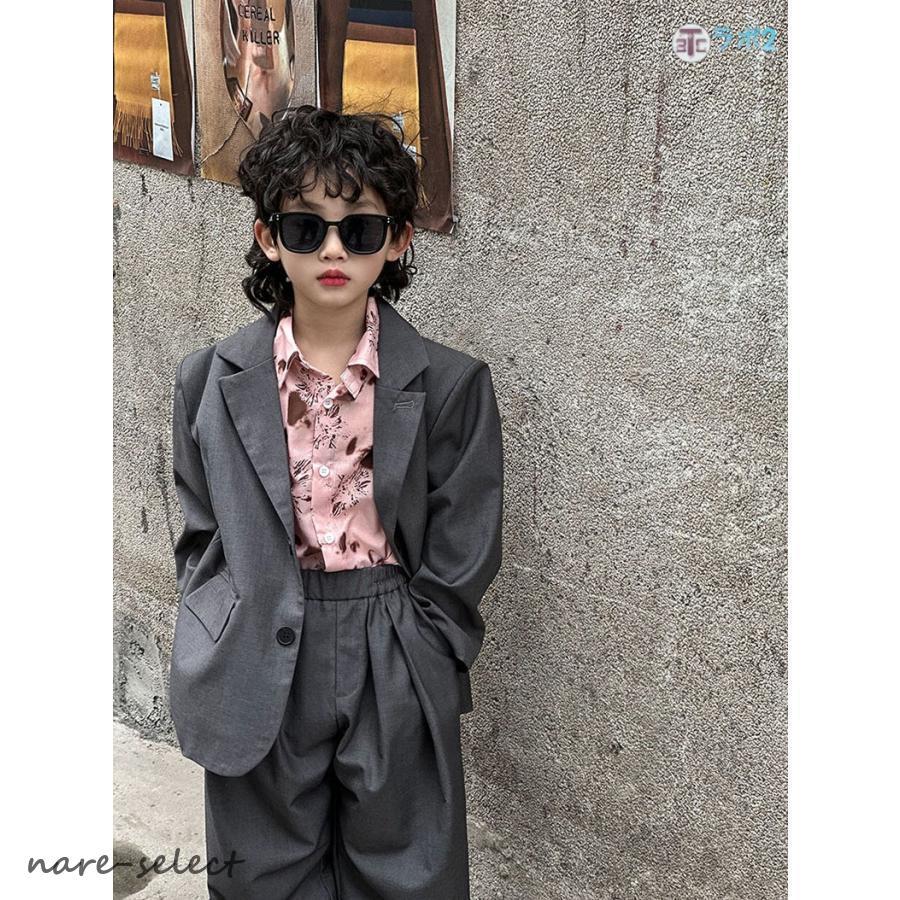 スーツセット 子供用 ジャケット パンツ 2点セット キッズダンス