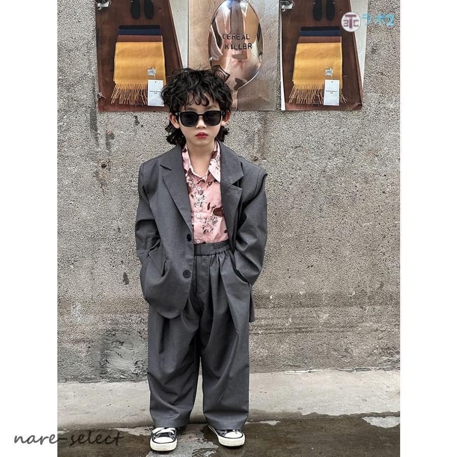 スーツセット 子供用 ジャケット パンツ 2点セット キッズダンス