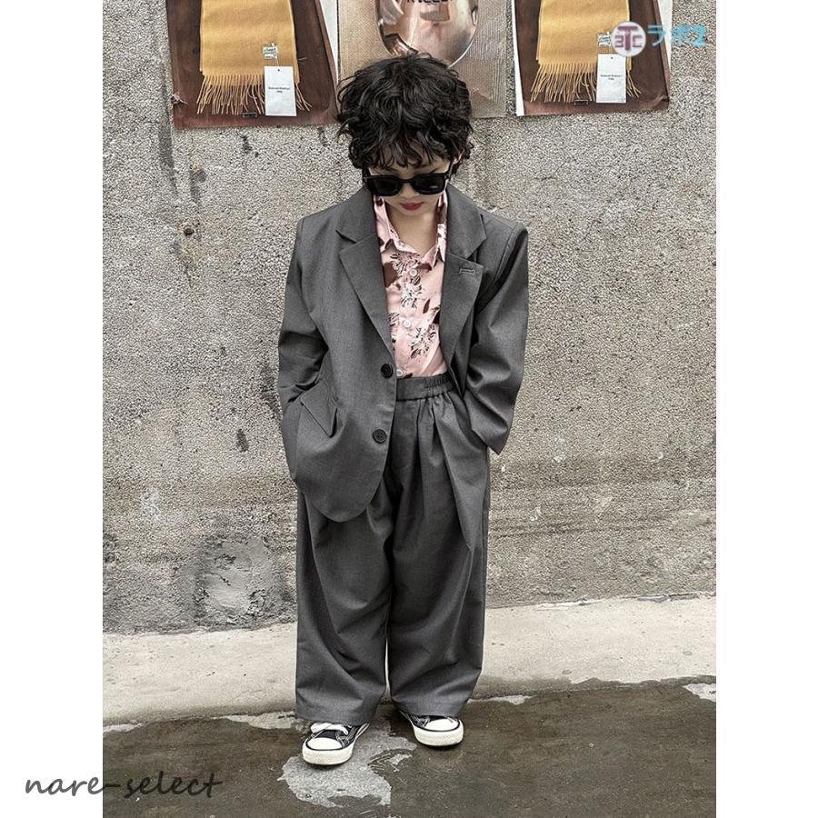 スーツセット 子供用 ジャケット パンツ 2点セット キッズダンス