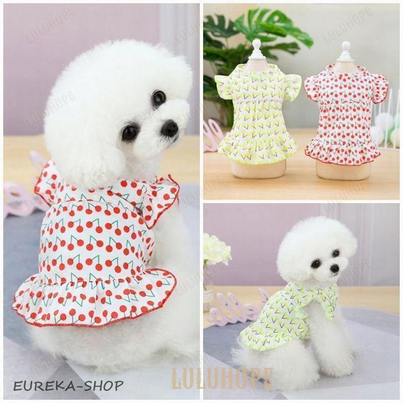 着用動画あり犬 服 ワンピース ドレス 小型犬用 女の子 エメリール