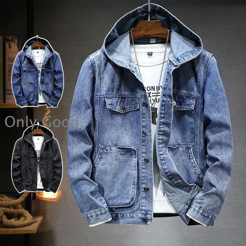 ジャケット メンズ デニムジャケット フード付き カジュアル Gジャン 秋 春 トップ アウター ミリタリー 2020 おしゃれ ジャケット メンズ デニムジャケット フード付き カジュアル Gジャン