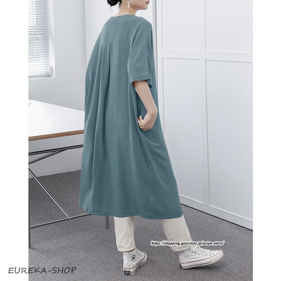 五分袖✨カフタンドレスワンピース　グリーン　ロング丈　体型カバー　タイダイ 五分袖✨カフタンドレスワンピース グリーン ロング丈 体型