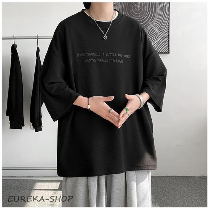 七分袖Tシャツ メンズ Tシャツ 七分袖 トップス 涼しい 接触冷感