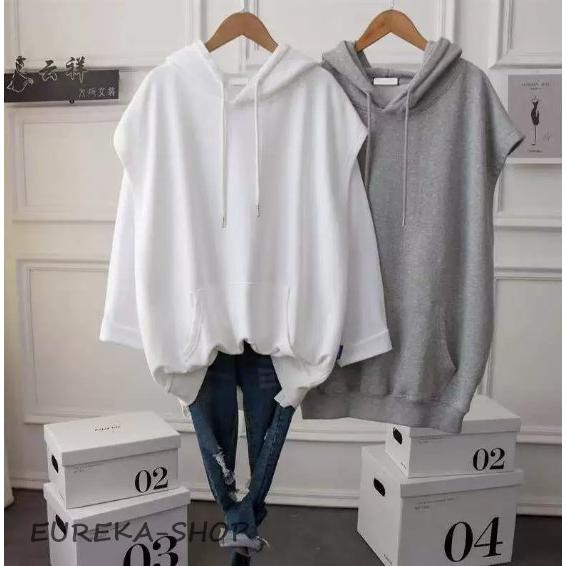 THYARD スヤード Plage 別注 パーカー ホワイト 白 サイズ:FREE / サイドジップ フーディー / SIDE ZIP パーカー プルオーバー ノースリーブ 裏毛 コットン / 日本製 / トップス 【レディース】【中古】【K4449】 THYARD スヤード Plage 別注 パーカー ホワイト 白 サイズ:FREE