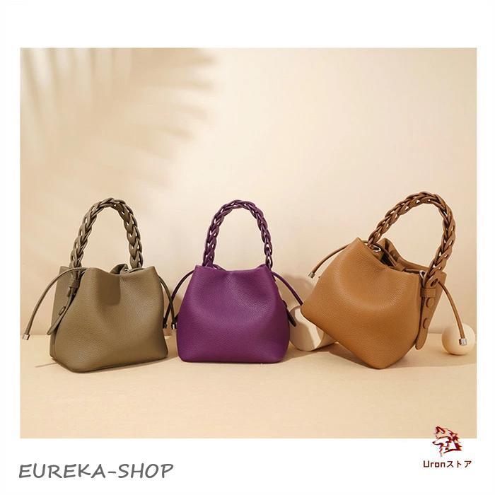 本革 バケツバッグ キューブバッグ レディース 小さめ レザーバッグ