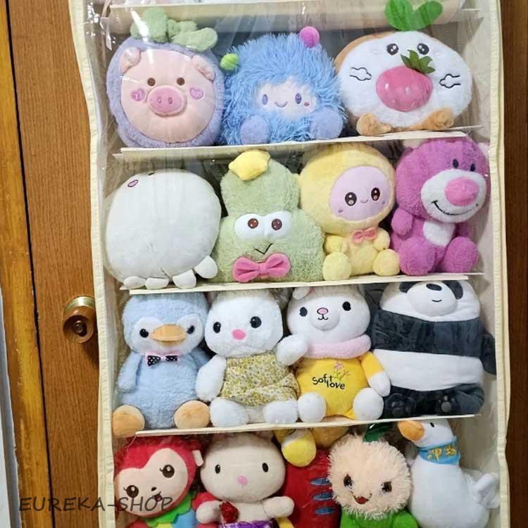 ウォールポケット ぬいぐるみ 収納 5段 6段 吊り下げ ぬいぐるみ