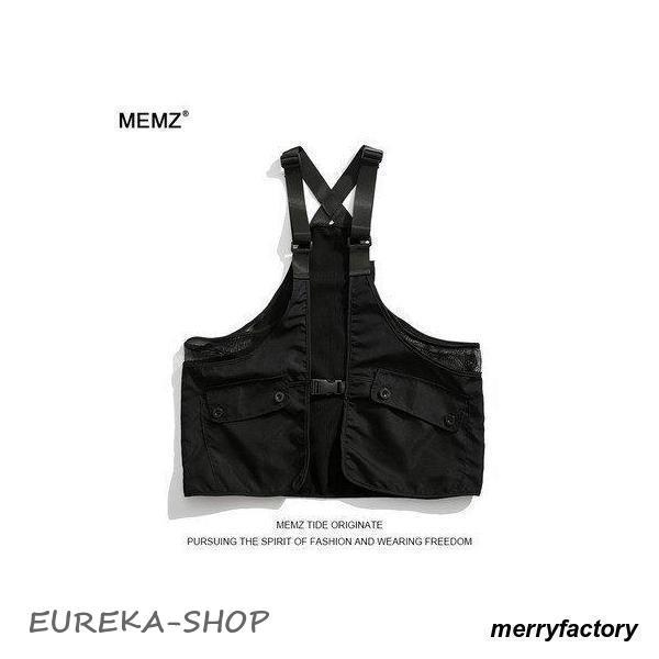 ベスト メンズ アウトドア黒メッシュベスト 夏 レディース 春夏 カーキ