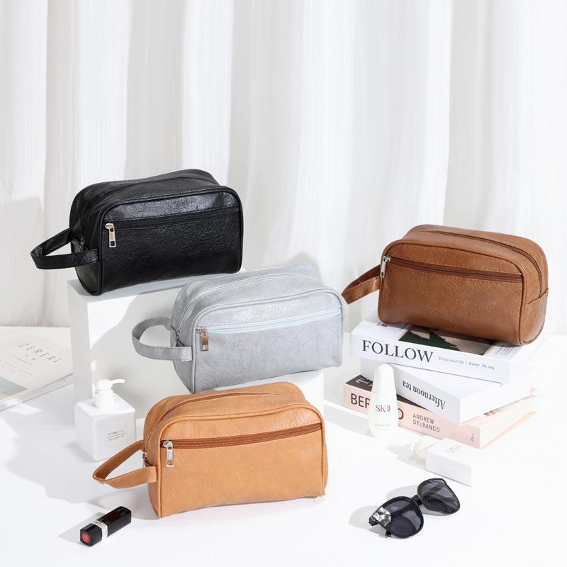 セカンドバッグ バッグ レザー調 メンズ 男性 小物入れ 防水 手提げ