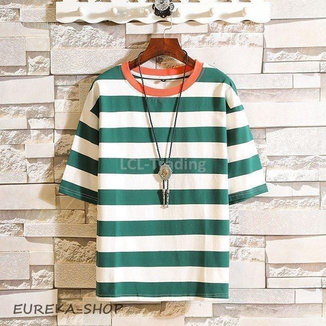 夏 Tシャツ メンズ ボーダーTシャツ 半袖Tシャツ 薄手 夏物 メンズT