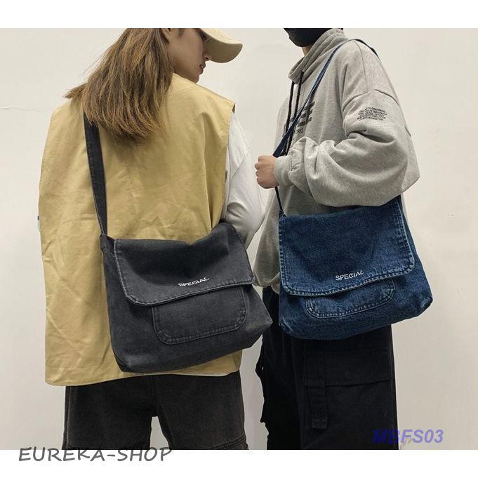 ショルダーバッグ デニムバッグ フラップbag レディース メンズ 鞄