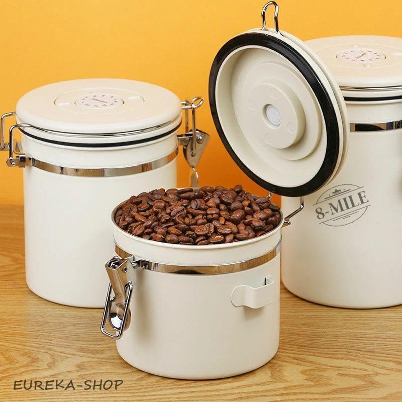 コーヒーキャニスター 1200ml コーヒー豆 保存容器 密封容器 交換用