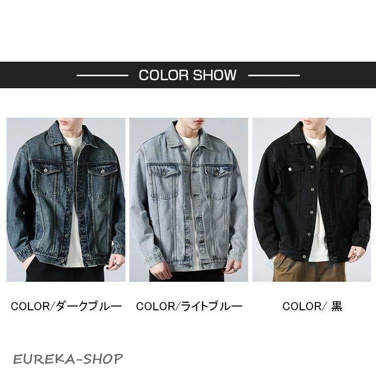 ジージャンメンズ デニムジャケット 綿90％ ジャケット ダメージ G