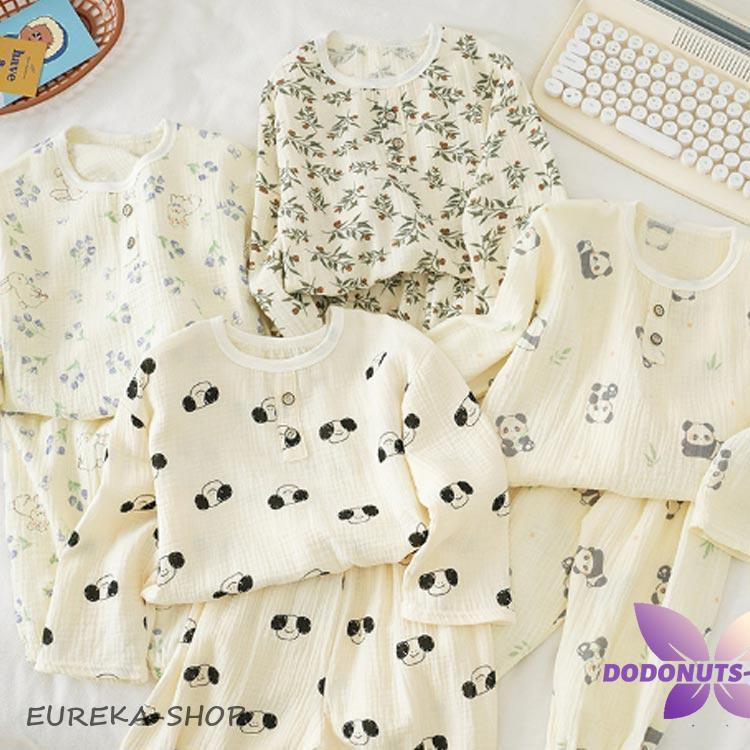 ダブルガーゼ キッズ 子供用 パジャマ 上下セット ルームウェア 女の子