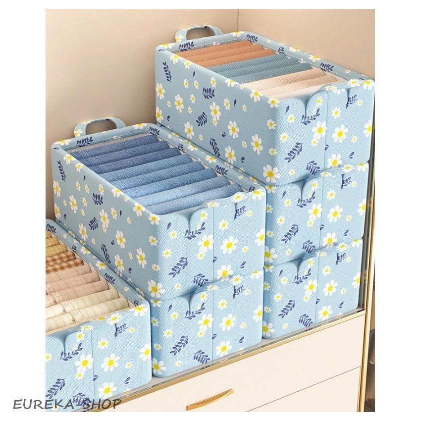 収納ボックス 布 折りたたみ ストレージボックス 47*28*20cm 花柄 衣類
