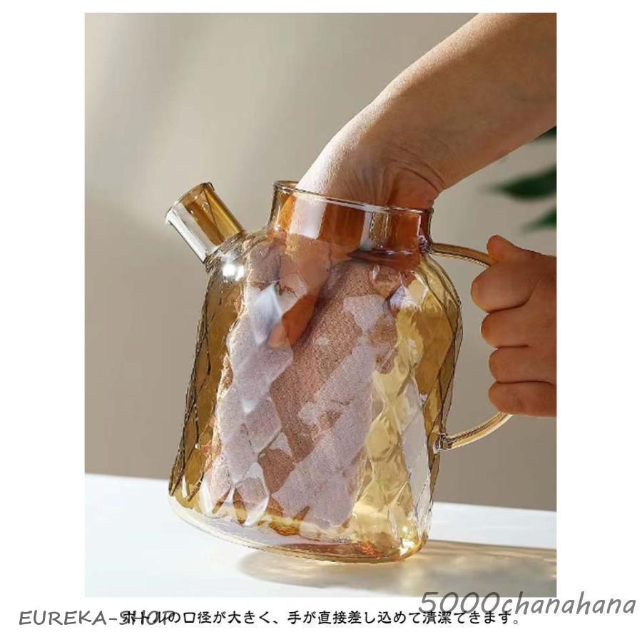 直火 冷水筒 1800ML 1L 18L 1000ml 耐熱 ティーポット 北欧 ガラス