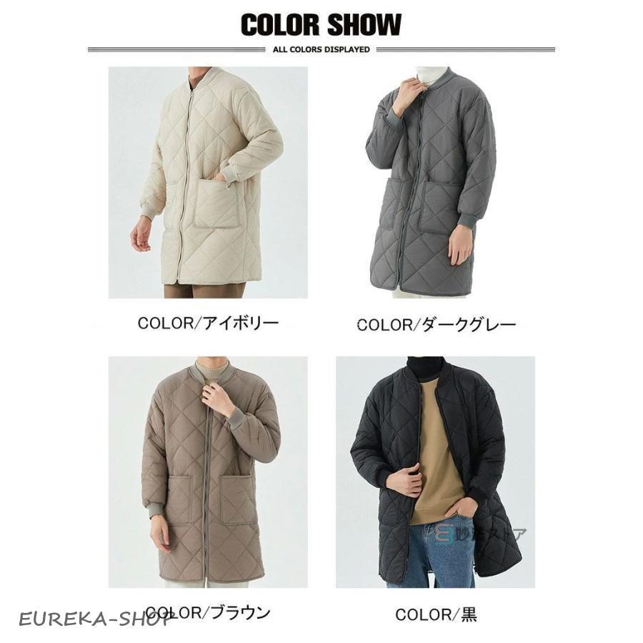 ビジネス キルティング ジャケット コート メンズ 中綿ジャケット 裏 