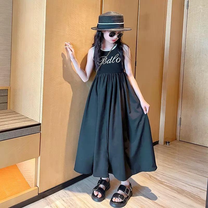 【新品】mame kurogouchi キッズ ドレス ワンピース ロングワンピース 子供 女の子 夏 ノースリーブ キッズドレス Aライン
