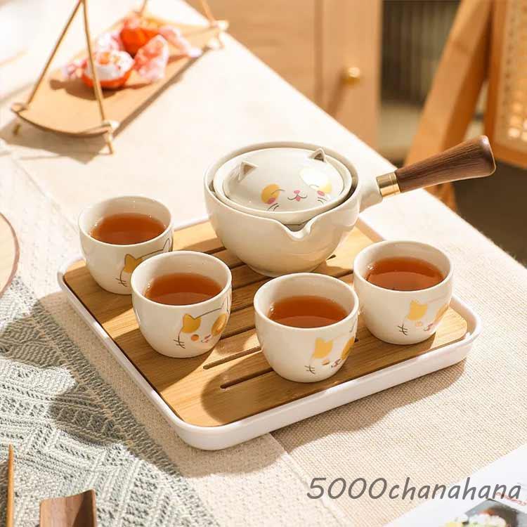茶器 セット 急須セット お茶セット 湯呑み 中国茶道具 かわいい 犬