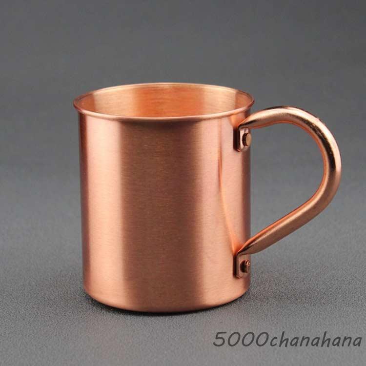銅製 純銅 コップ 飲料 450ml 厚い銅 ビールマグ 純粋な銅のマグカップ