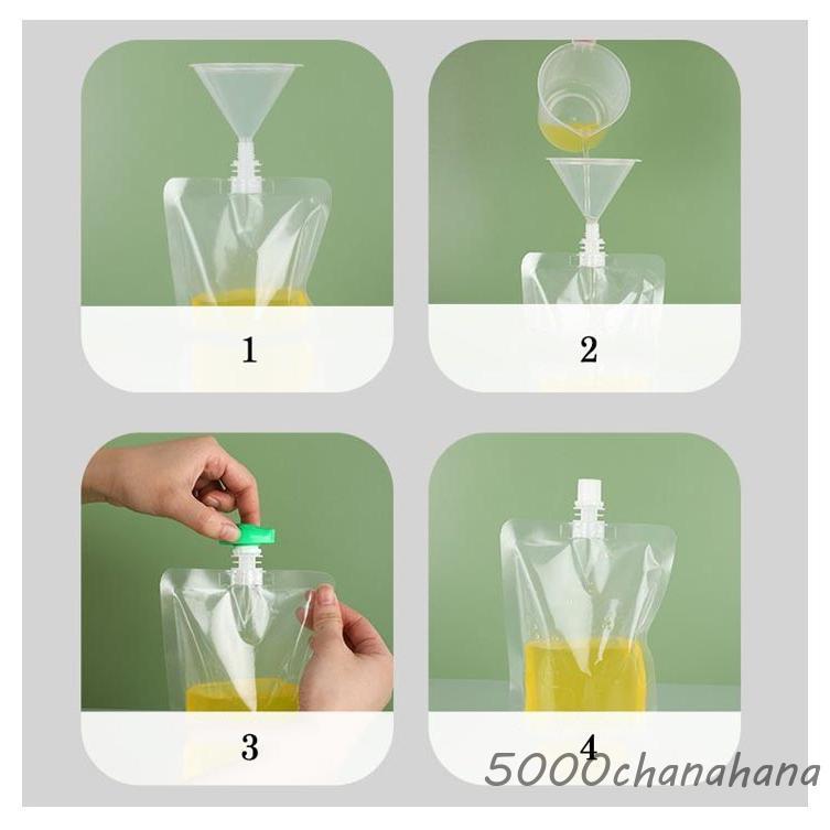 爆買 200個セット スパウトパウチ 透明 100ml/150ml/200ml/250ml/300ml