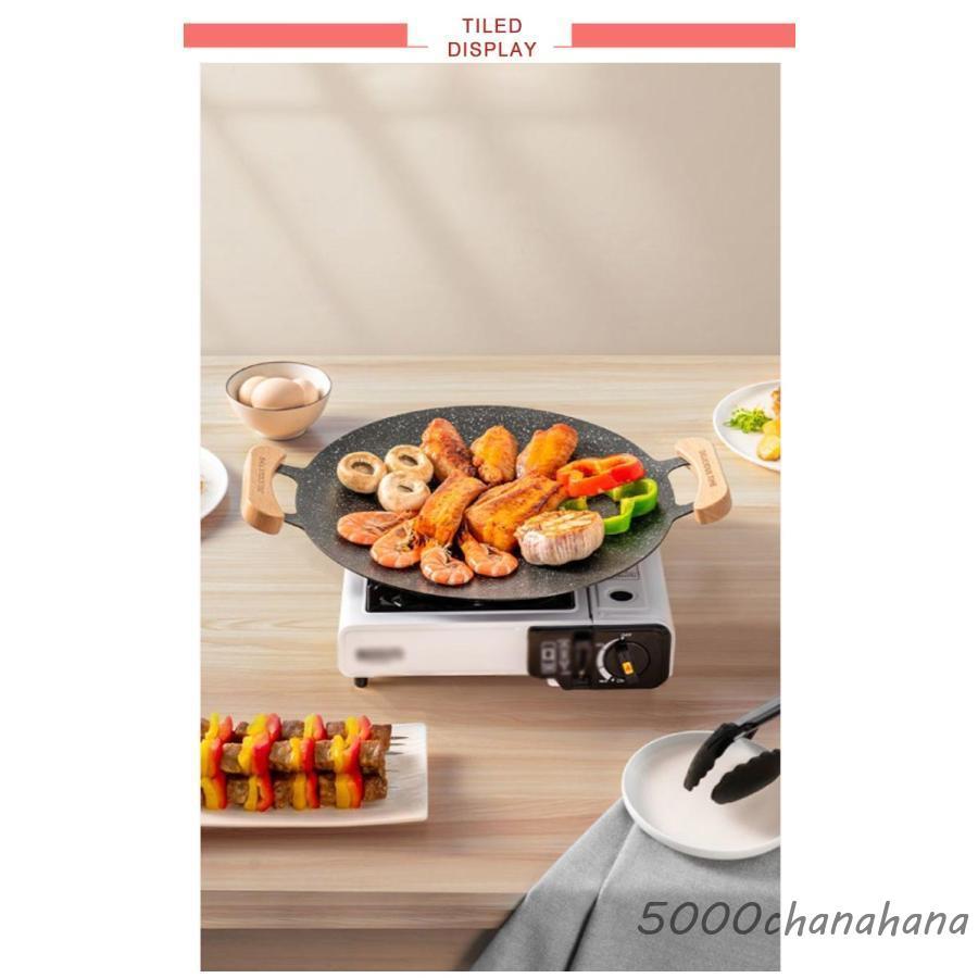 グリドル 鉄板 丸型 30cm 韓国 グリル グリルパン ステーキ 焼肉