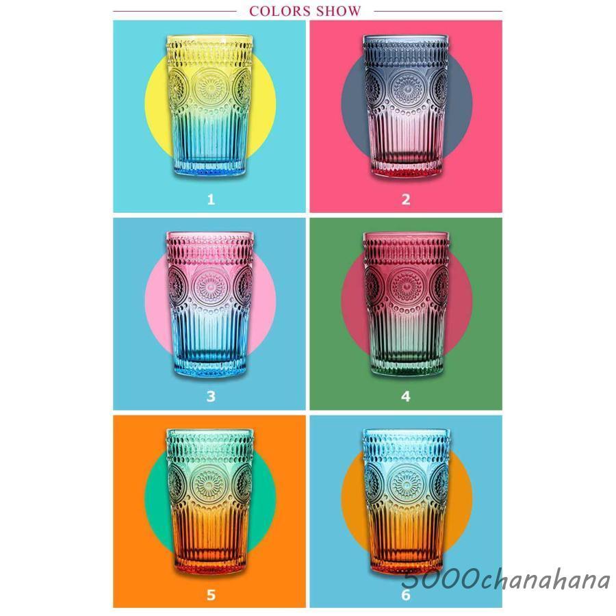 グラス 冷茶 コップ ガラスカップ ガラス 350ml クリア ロックグラス