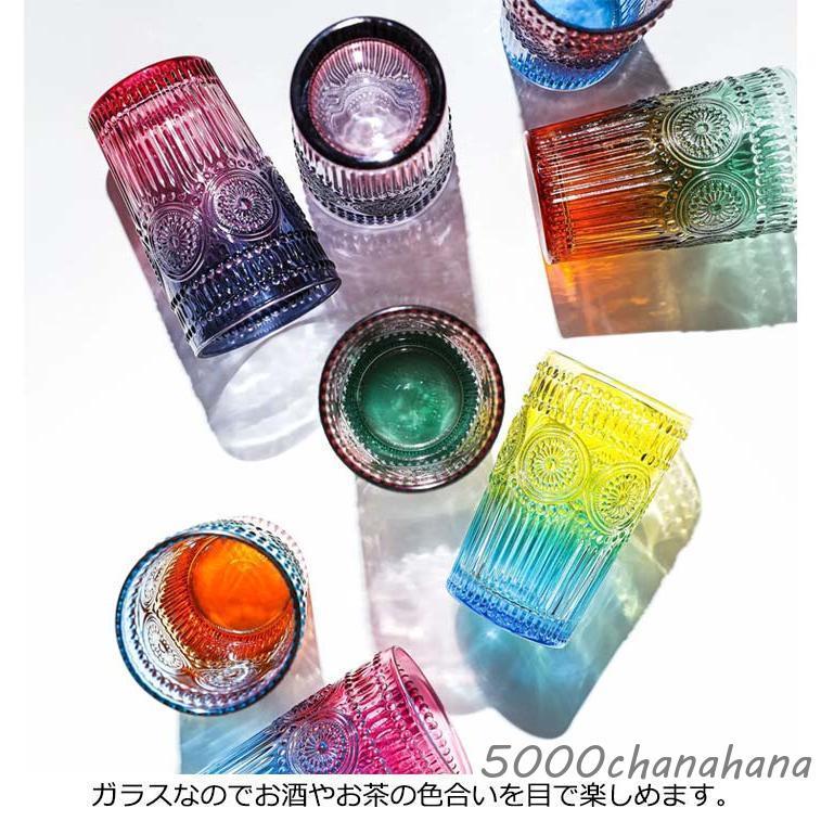 爆買 グラス 冷茶 コップ ガラスカップ ガラス 350ml クリア ロック