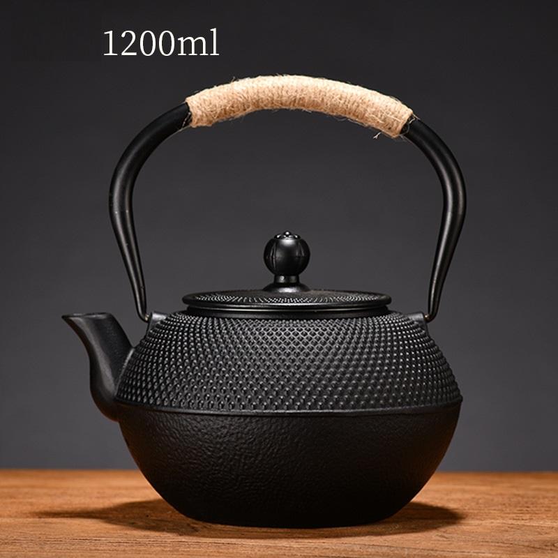 爆買 鉄瓶 やかん 鉄びん ヤカン 茶こし付き ホーロー 大容量 0.6L 0.9