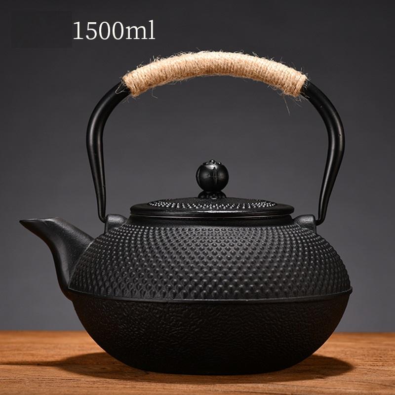 鉄瓶 やかん 鉄びん ヤカン 茶こし付き ホーロー 大容量 0.6L 0.9L 1.2