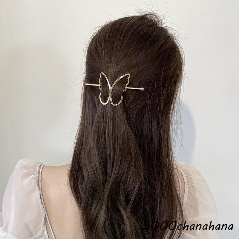 ヘアピン マジェステ かんざし ヘアアクセサリー バタフライ
