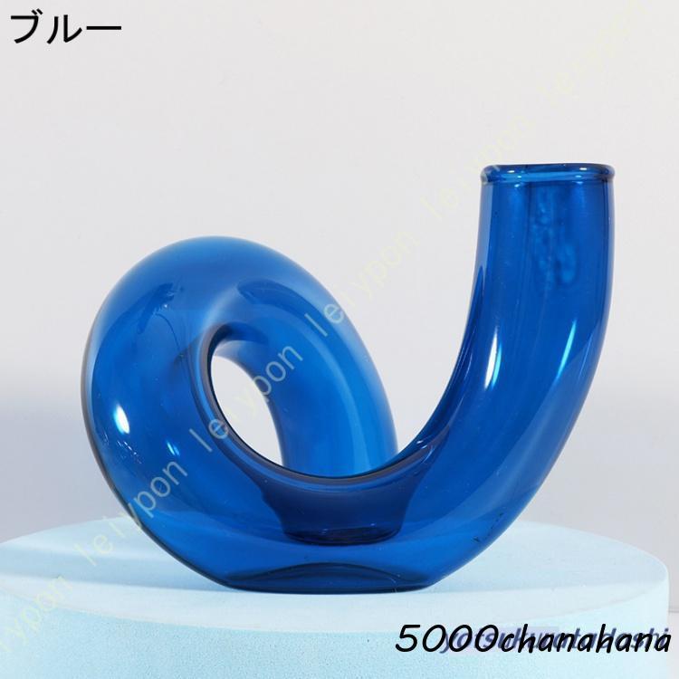 ガラス花瓶 フラワーベース おしゃれ 花器 北欧風 透明 シンプル
