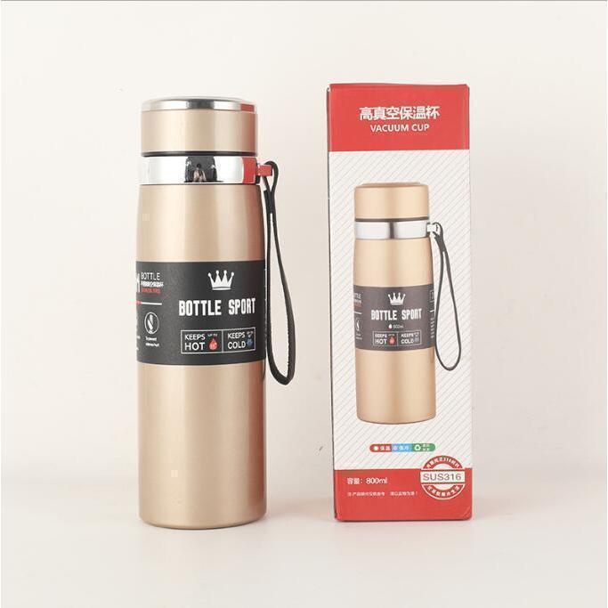 送料無料】水筒 800ml 1000ml 直飲み 保温 保冷 水筒 1L ステンレス