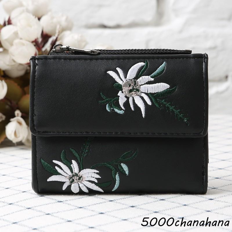 財布 折りたたみ財布 折りたたみ 二つ折り ウォレット チャック