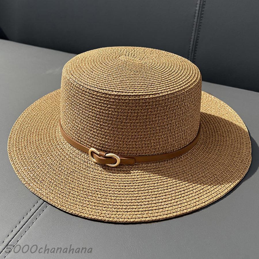 麦わら帽子 カンカン帽 ストローハット EDHAT 麦わら カンカン帽 日本製 ストローハット 麦わら帽子