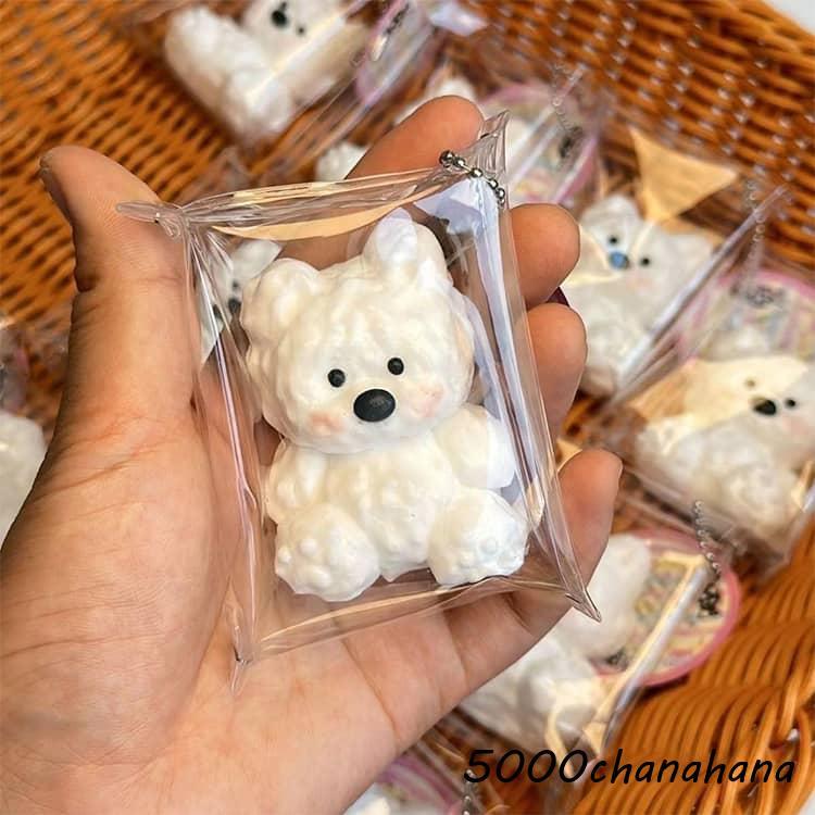 ぬいぐるみ スクイーズ 肉球 2点セット 犬 おしゃれ 低反発 おもちゃ