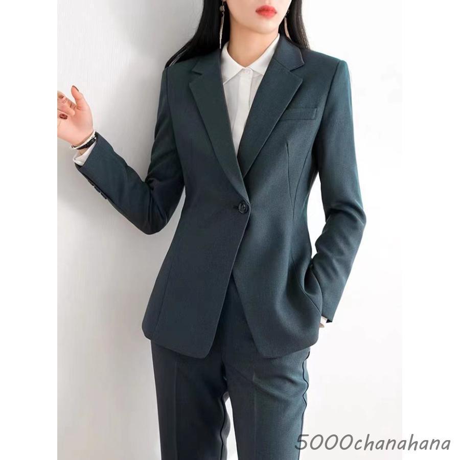 パンツスーツ レディース スーツ セットアップ パンツ 上下セット 入学