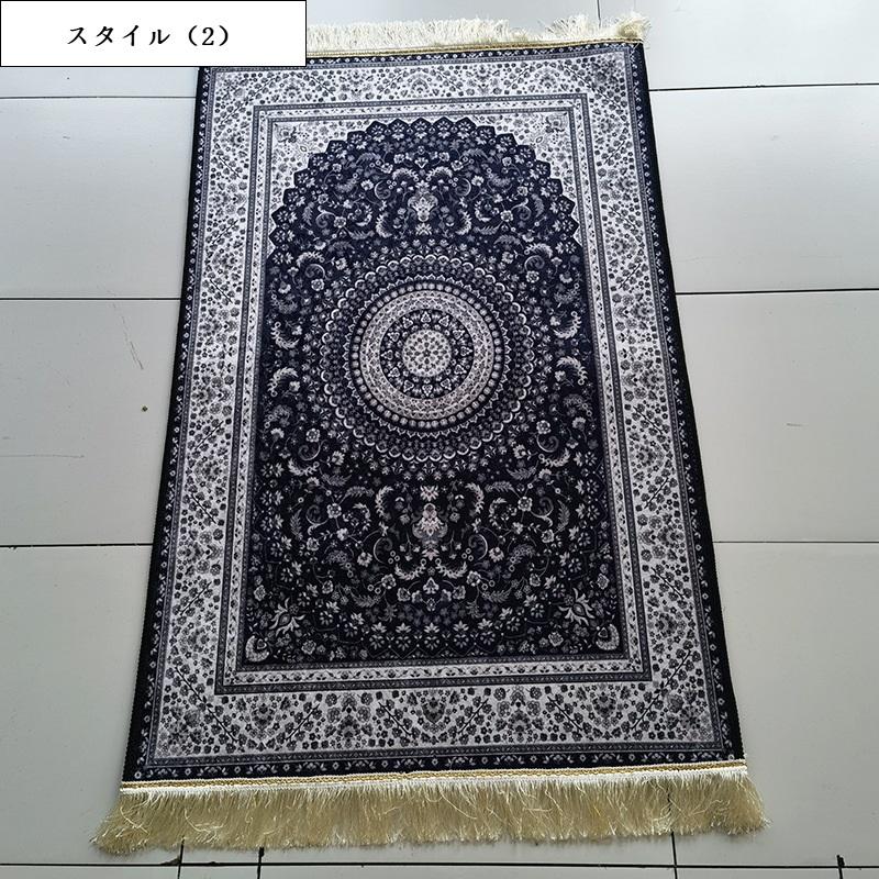 爆買 玄関マット 室内 60×85 屋内 おしゃれ シルク タッチ ペルシャ
