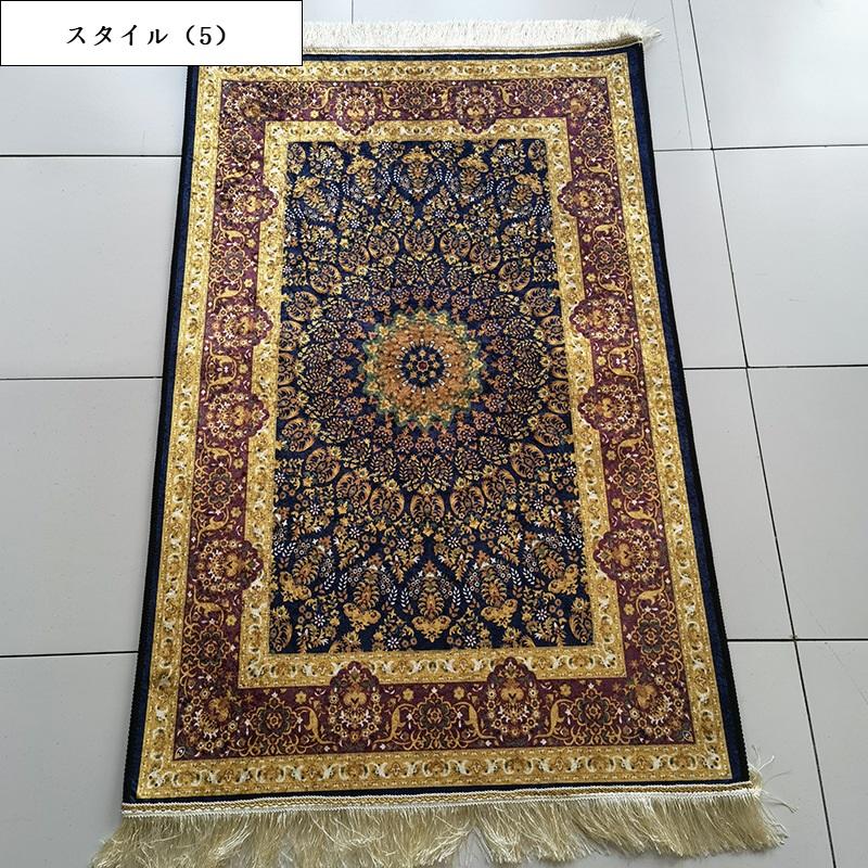 爆買 玄関マット 室内 60×85 屋内 おしゃれ シルク タッチ ペルシャ