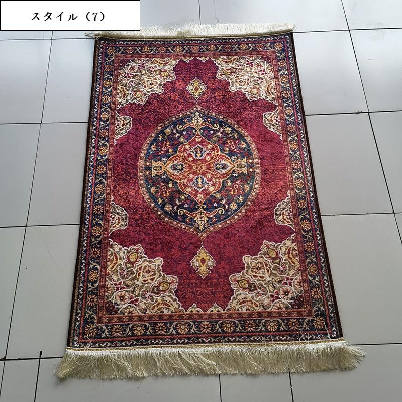 爆買 玄関マット 室内 60×85 屋内 おしゃれ シルク タッチ ペルシャ