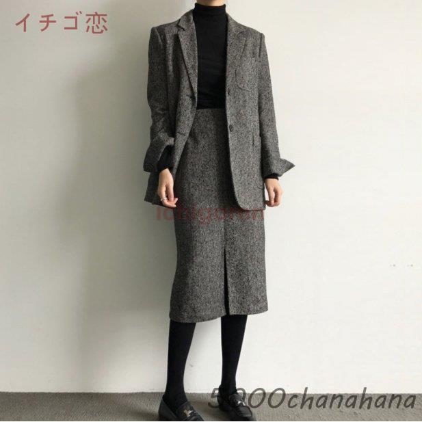 セットアップ スカートスーツ レディース ビジネススーツ ロング