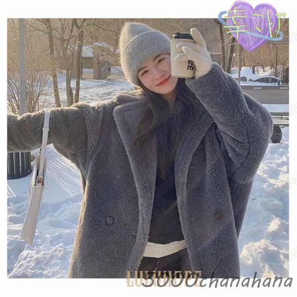コクーン レディース ボア コート アウター ロングコート もこもこ ボア 冬 ロング ロング 長い ボアコート ドロップショルダー ゆっ_10