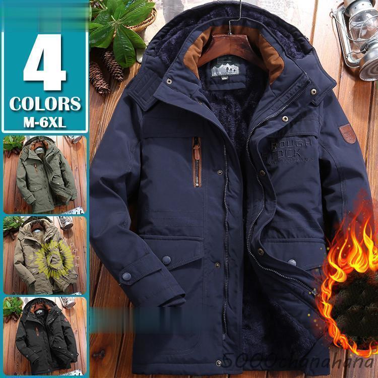 ミリタリージャケット メンズ ボアブルゾン ジャケット コート 防寒 裏起毛 暖かい ジャンバー アウター 登山 秋冬 冬用コート ミリタリー メンズ ボアブルゾン コート 防寒 裏起毛 暖かい