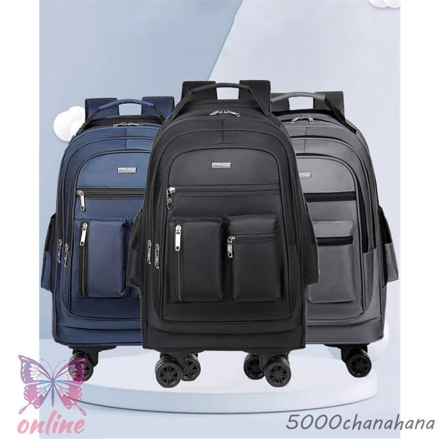 【美品】撥水加工 大容量 旅行カバン キャスター付きリュック リュック リュックキャリー キャリーバッグ ビジネス ソフト リュック 撥水加工