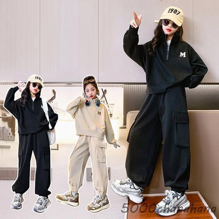 ✨子供服セット（Tシャツ・パンツ・トレーナーなど）24点✨【まとめ売り】女の子 子供服 セットアップ キッズ スウェット 上下セット 女の子 パンツ