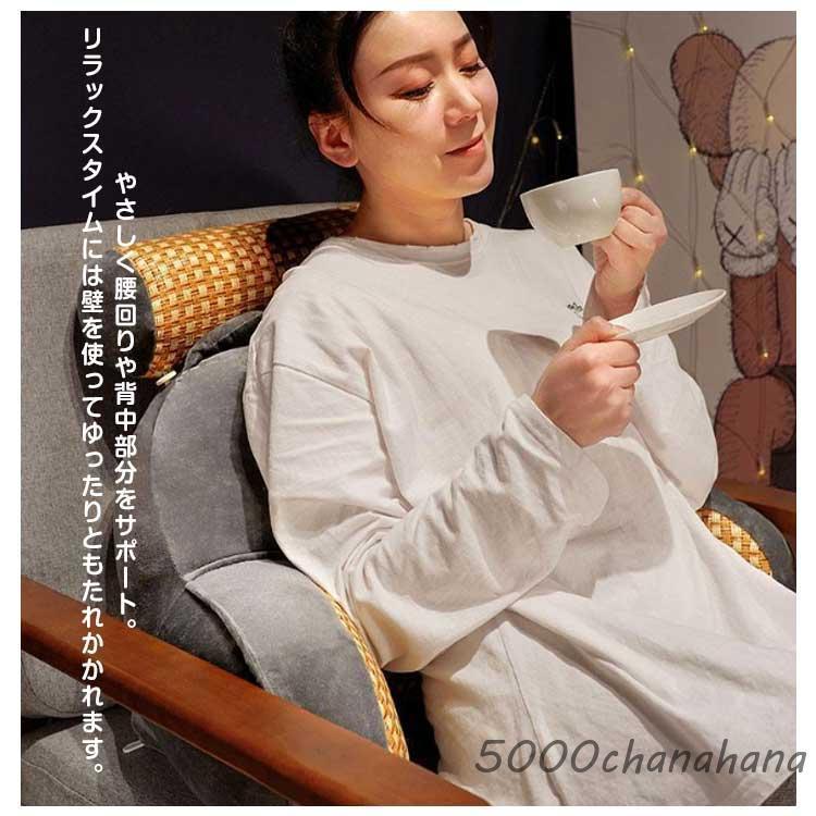 背もたれ クッション 腰当て せもたれ ぬいぐるみ 夏 座椅子 肘掛け