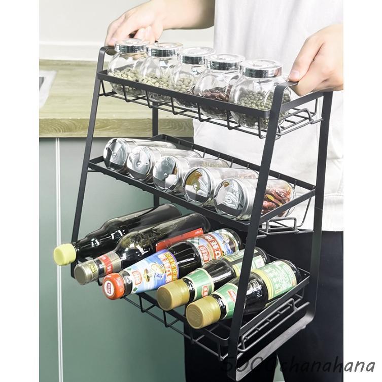 調味料ラック キッチン収納 スパイスラック 収納ラック 生活備品 便利