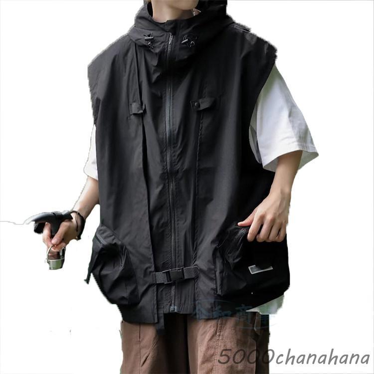 爆買 ベスト メンズ ノースリーブパーカー 速乾 マウンテンパーカー