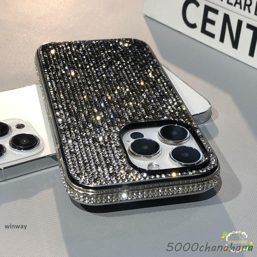 豪華ラインストーン iPhoneケース 全機種対応 キラキラデコレーション 4カラー スマホケース ショルダー ラインストーン アイフォンケース