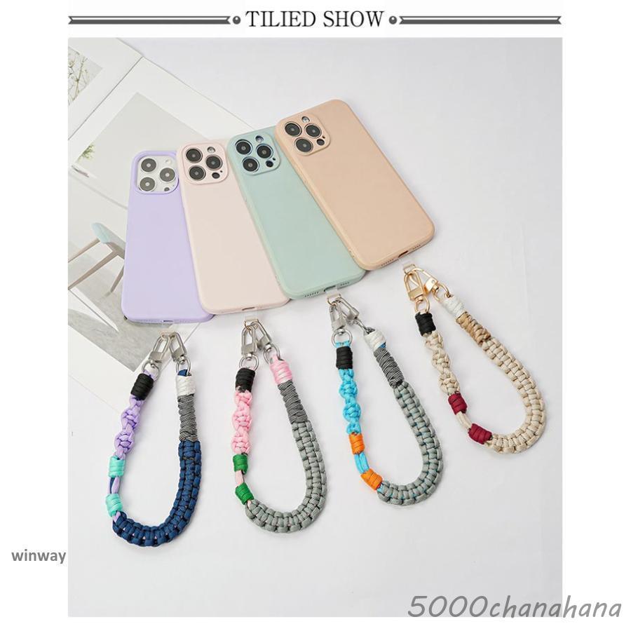 爆買 スマホストラップ 手首 フラワー 編み ソロモン編み込み スマホ